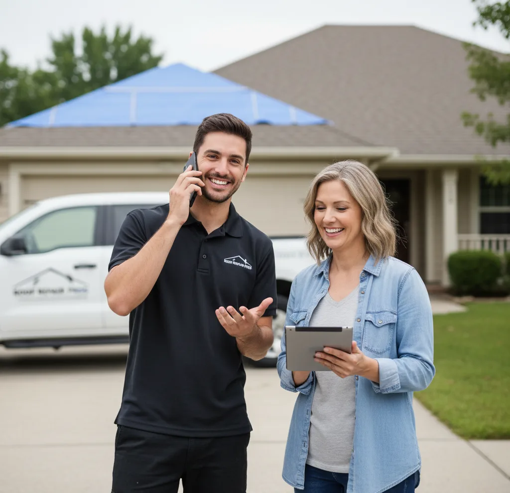 Modern Solutions Roof Repair customer support in Strong